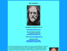 Tablet Screenshot of donconreaux.com